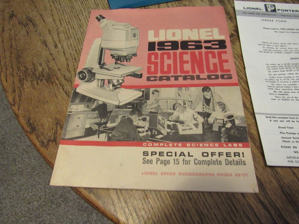 1963 Lionel-Porter Microcraft Microscope Lab Set