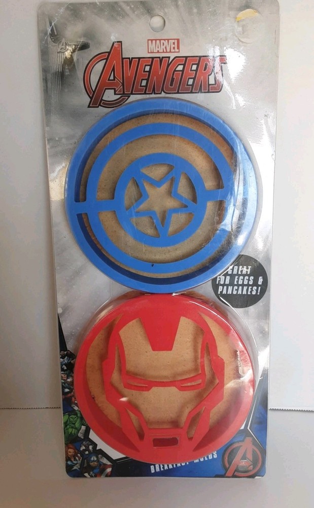 Marvel Avengers Silicone Pancake and Egg Breakfast Molds