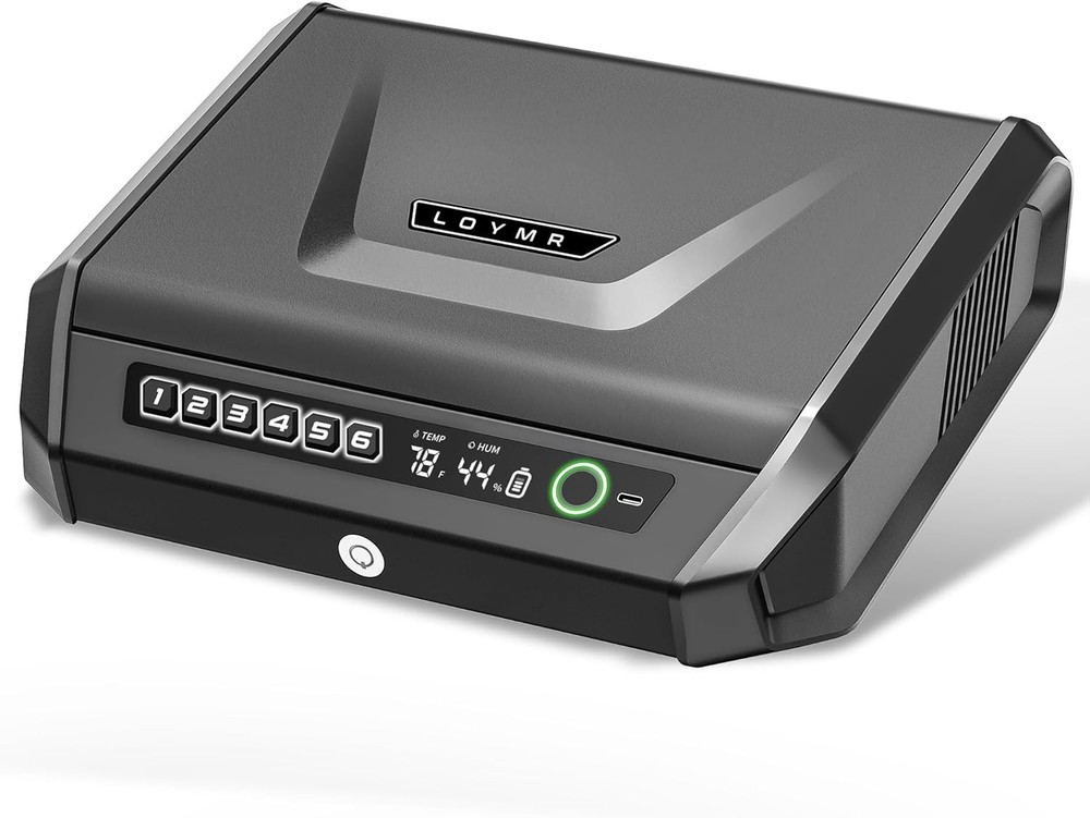 Quick Access Handgun Safe with Fingerprint & Keypad