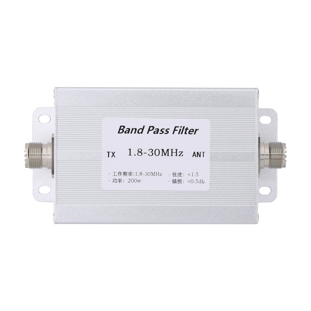 1.8-30MHz Band Pass Filter 50ohm Anti-interference 200W Clutter Reduction