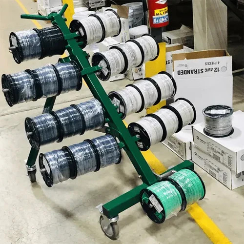 Large Foldable Reel Dispenser Cart