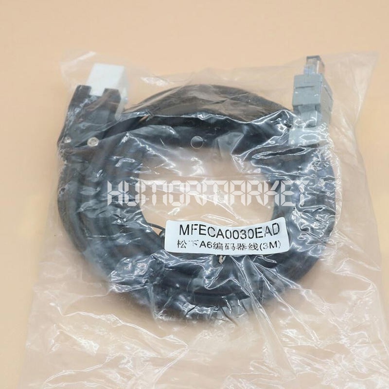 1PCS New For Panasonic MFECA0030EAD A6 Servo Motor Encoder Cable 3M