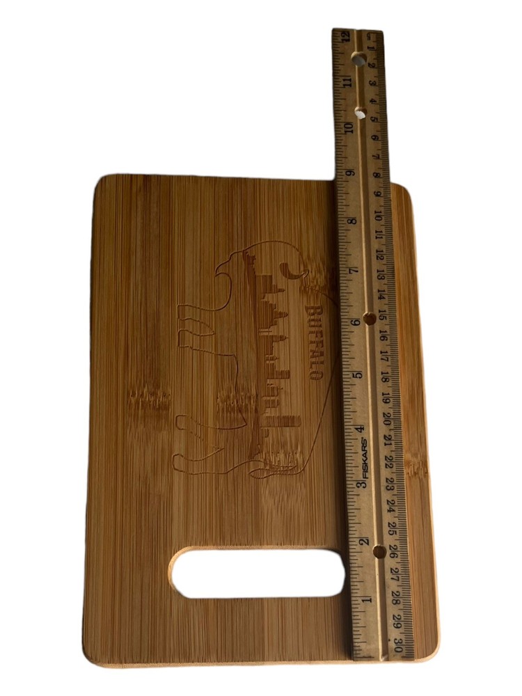 Bartender Cutting Board Engraved Buffalo 9” X 6”