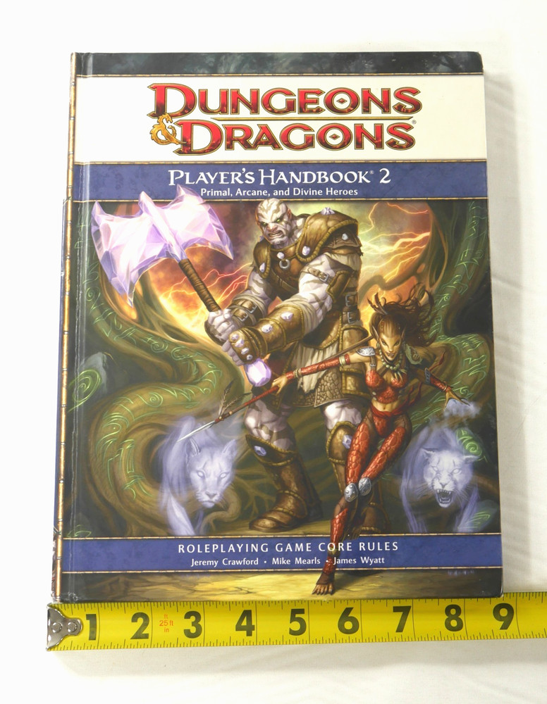 Dungeons & Dragons: Player's Handbook 2- Roleplaying Game Core Rules 2009 EUC