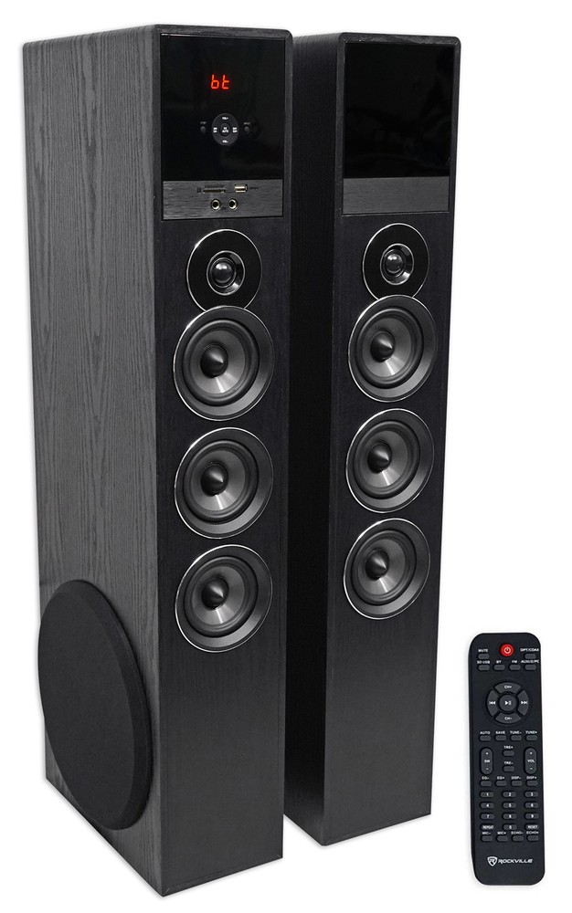 Tower Speaker Home Theater System w/Sub For Sharp Smart Television TV-Black