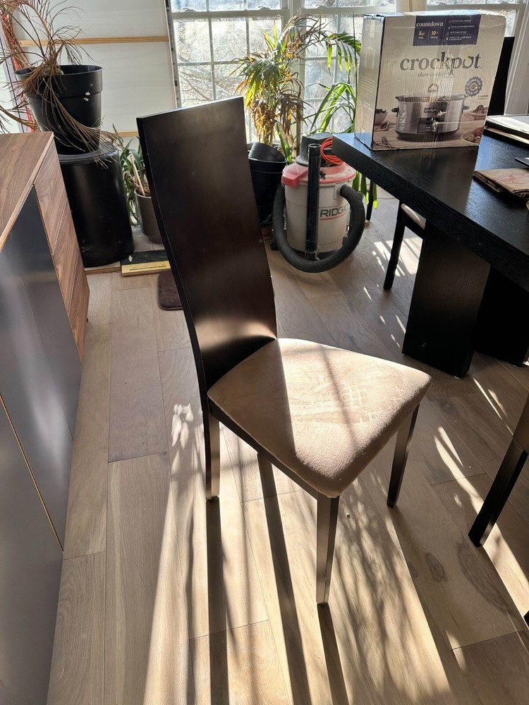 dining room table and chair set