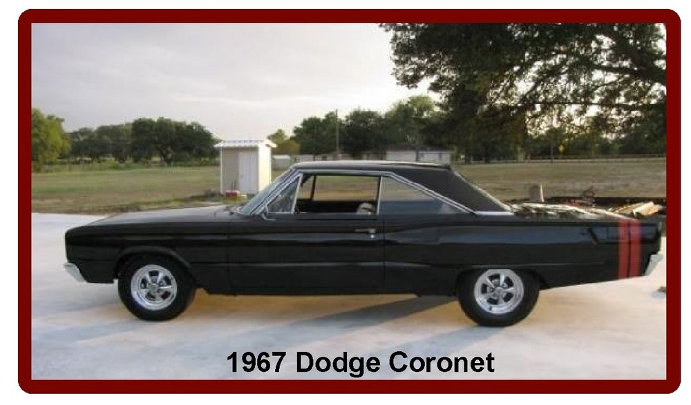 1967 Dodge Coronet Refrigerator Magnet