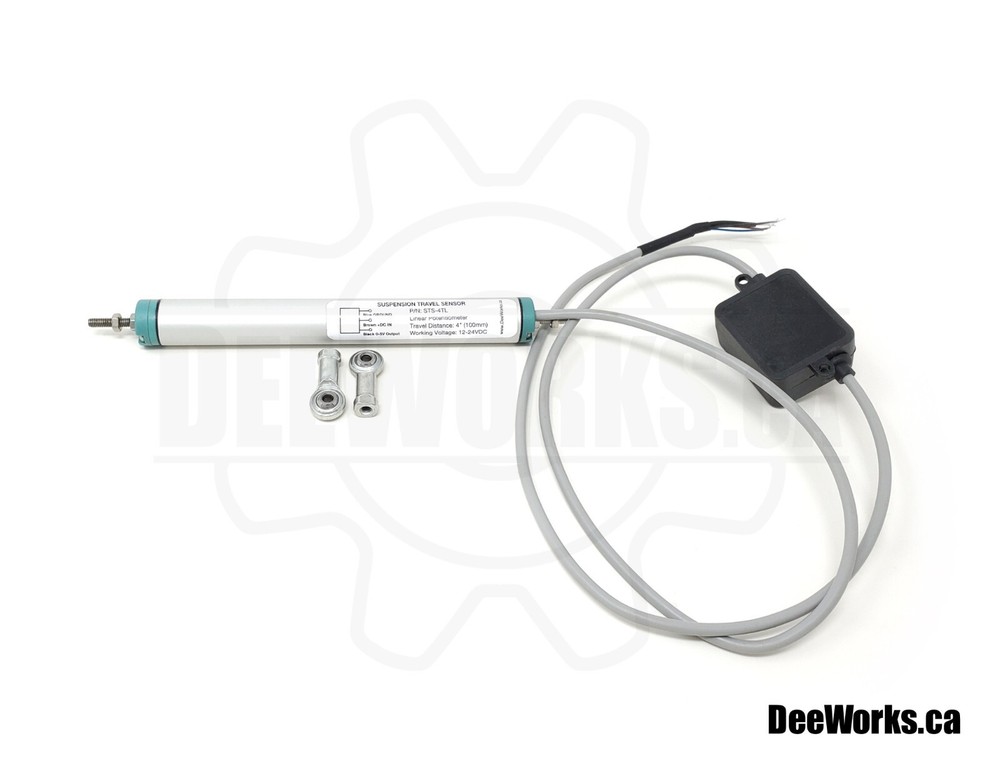 Suspension Travel Sensor Linear Potentiometer 0-5V Analog Output 4" Range