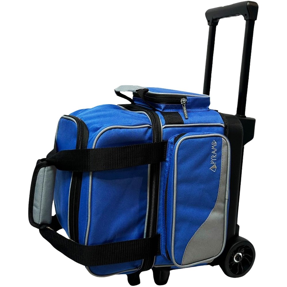Pyramid Path Pro Deluxe Single Roller 16" x x 10", Royal Blue/Silver