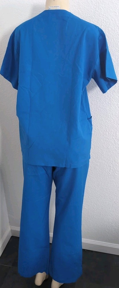 Vintage REINA Scrub Set Blue Size Medium