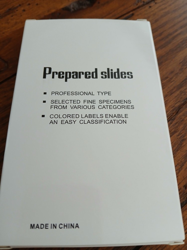 Prepared Microscope Slides (12 Kinds) Professional Type- Plant,Insect