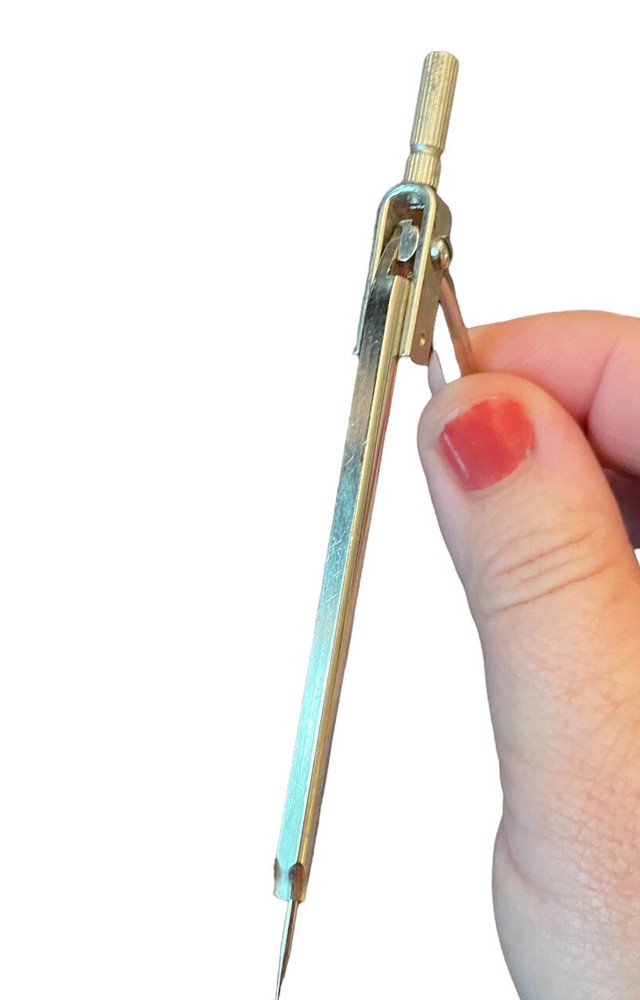 Vintage Compass for Drawing Tool Silver