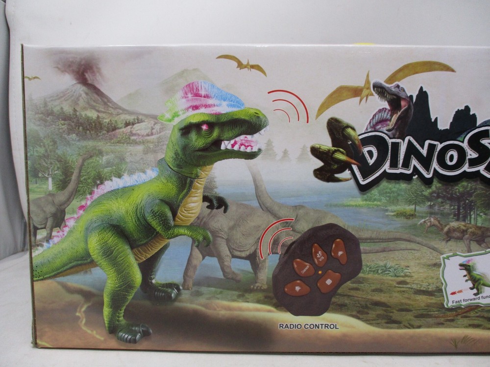 Lucky Star Import & Export R/C Dinosaur With Lights & Sounds