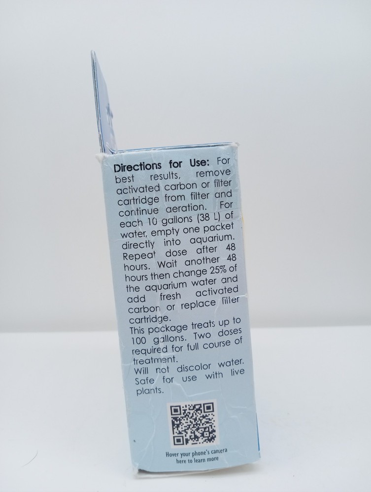 API General Cure Freshwater Saltwater Fish Powder Medication 10 Packets per Box