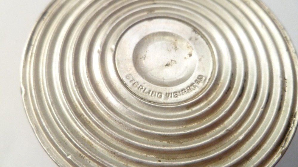 Vintage Single Weighted Sterling Silver Candle Holder