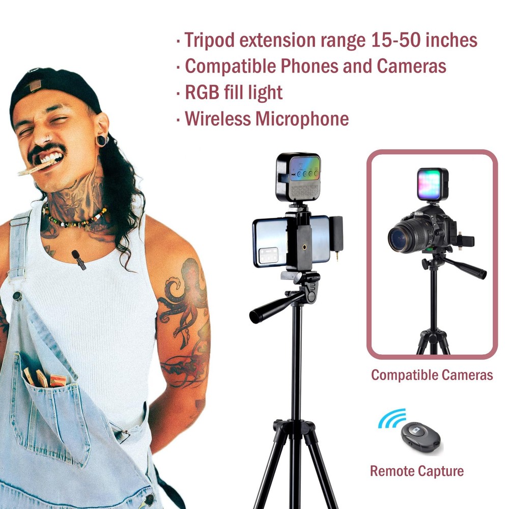 Vlogging Kit for iPhone,YouTube Starter Kit,Youtuber Beginner Content...