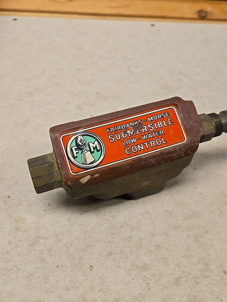 Antique Fairbanks Morse Submersible Low Water Control Pump Solid Brass Large