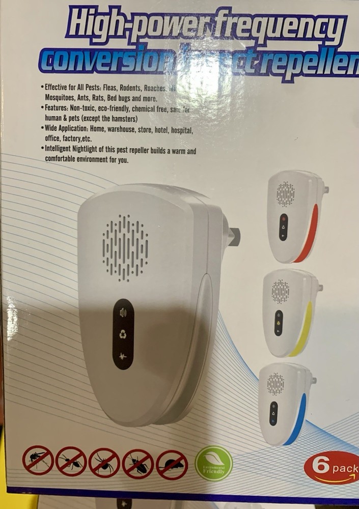 High-Power Frequency Conversion Insect Repellent - 6 Pack