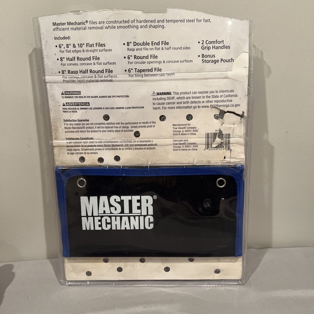Master Mechanic 9-Pc. File Set with Pouch - 527721