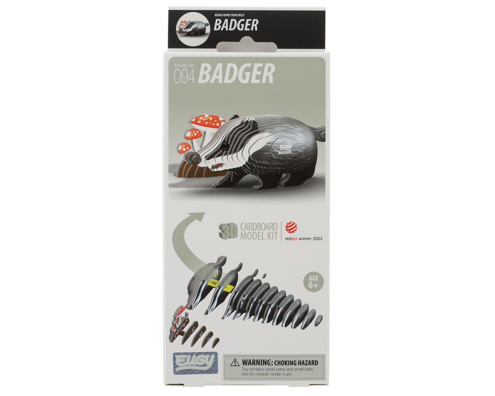 Safari EUGY Badger 3D Model Kit [SAF105675]
