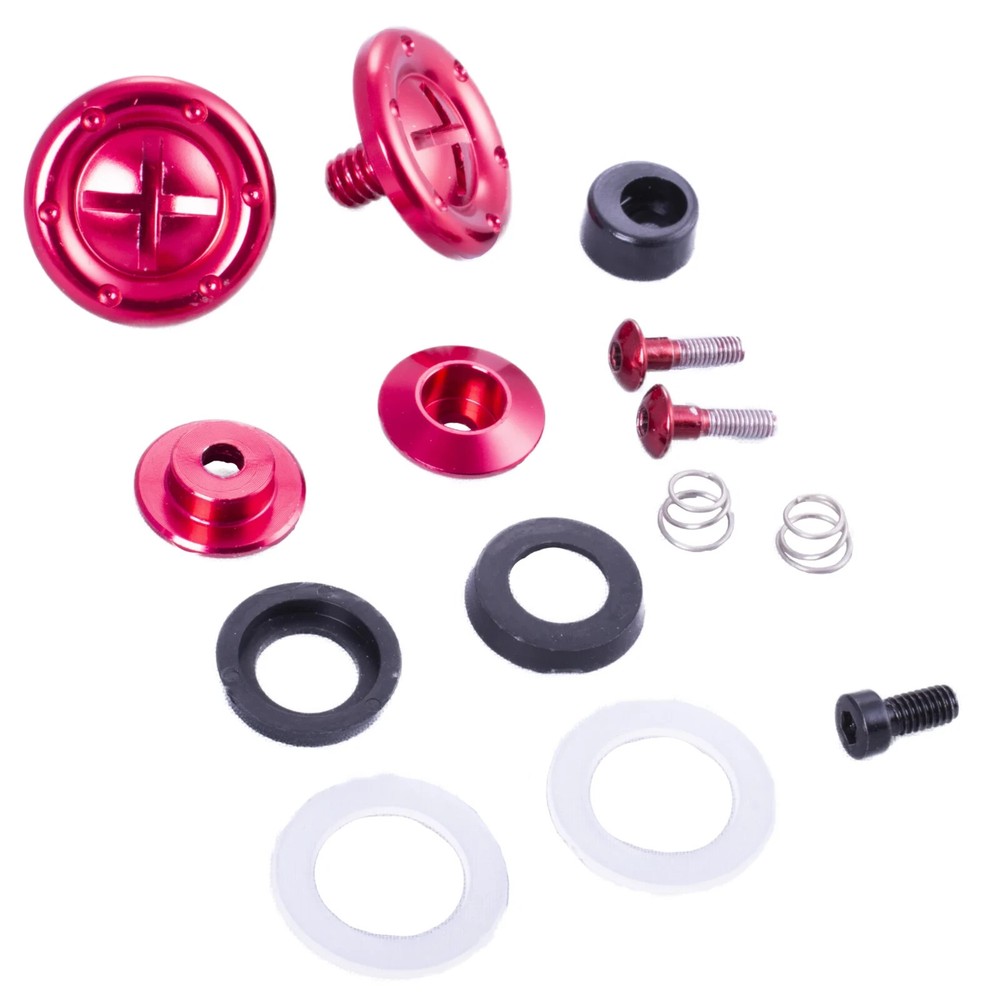 RaceQuip Face Shield Pivot Kit For PRO & VESTA Model Helmets - Red