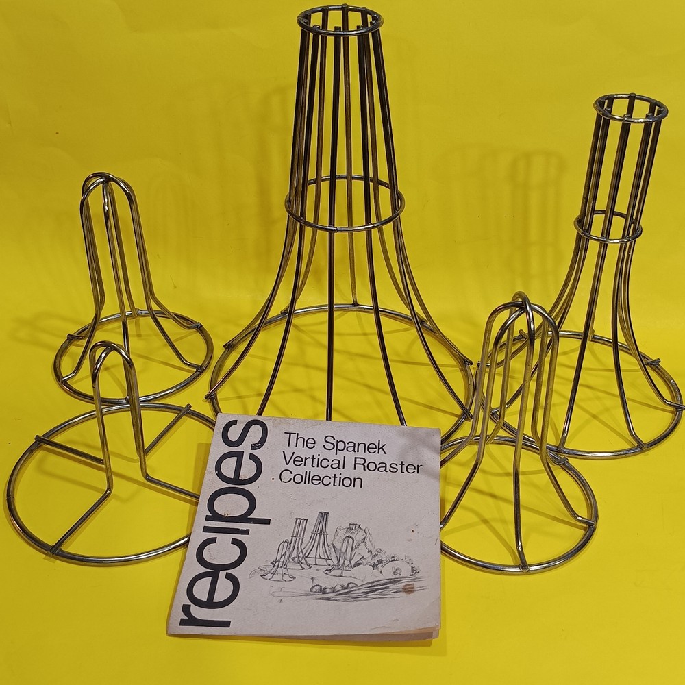 Vintage Spanek 5pc Vertical Roaster Set