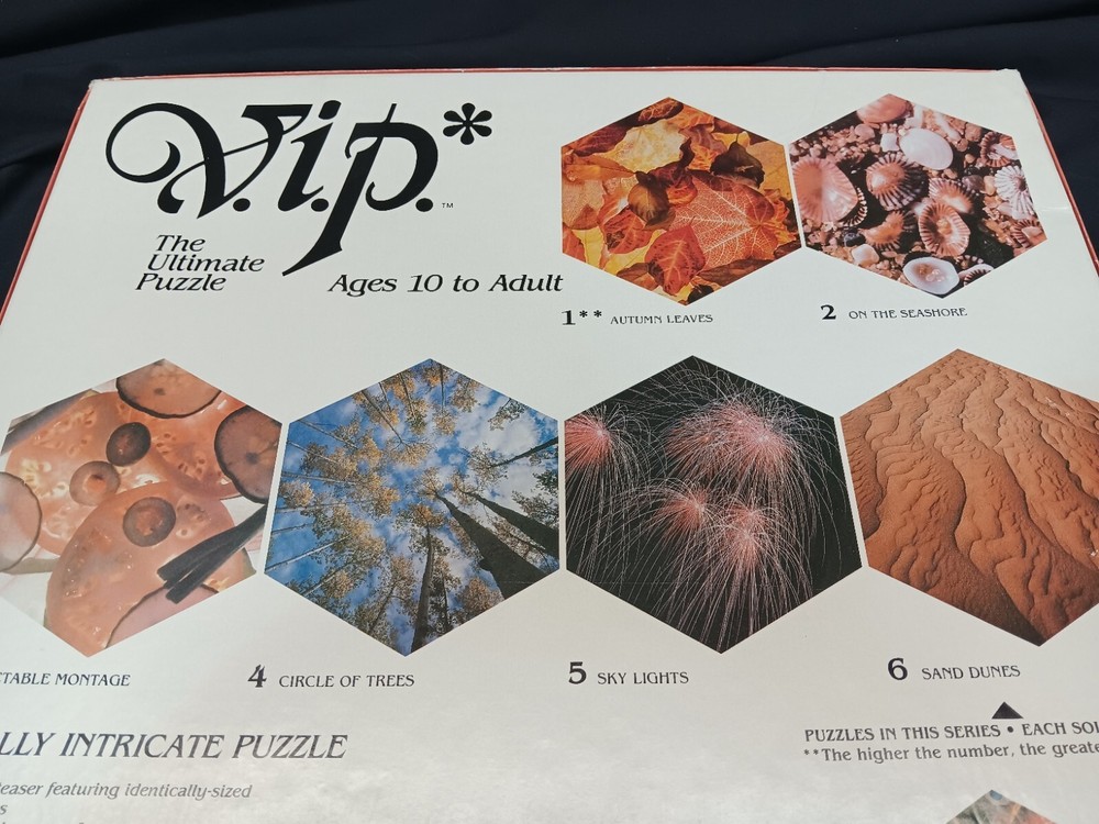 Vintage 1982 VIP The Ultimate Puzzle- Never Used- Virtually Impossible Puzzle