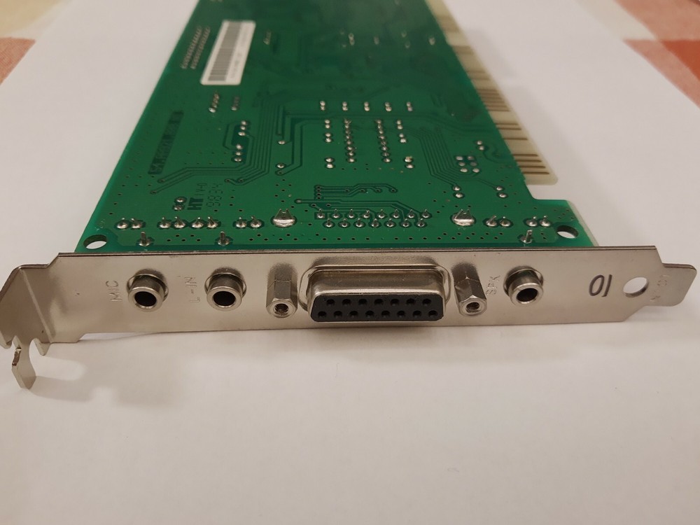 Analog Devices AD1816 FX-3D Plus Sound Card w/ Wave Table & CD-Rom Audio input