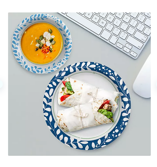 Member's Mark Ultra Dessert/Snack Paper Plates, ( Select Type & Size )