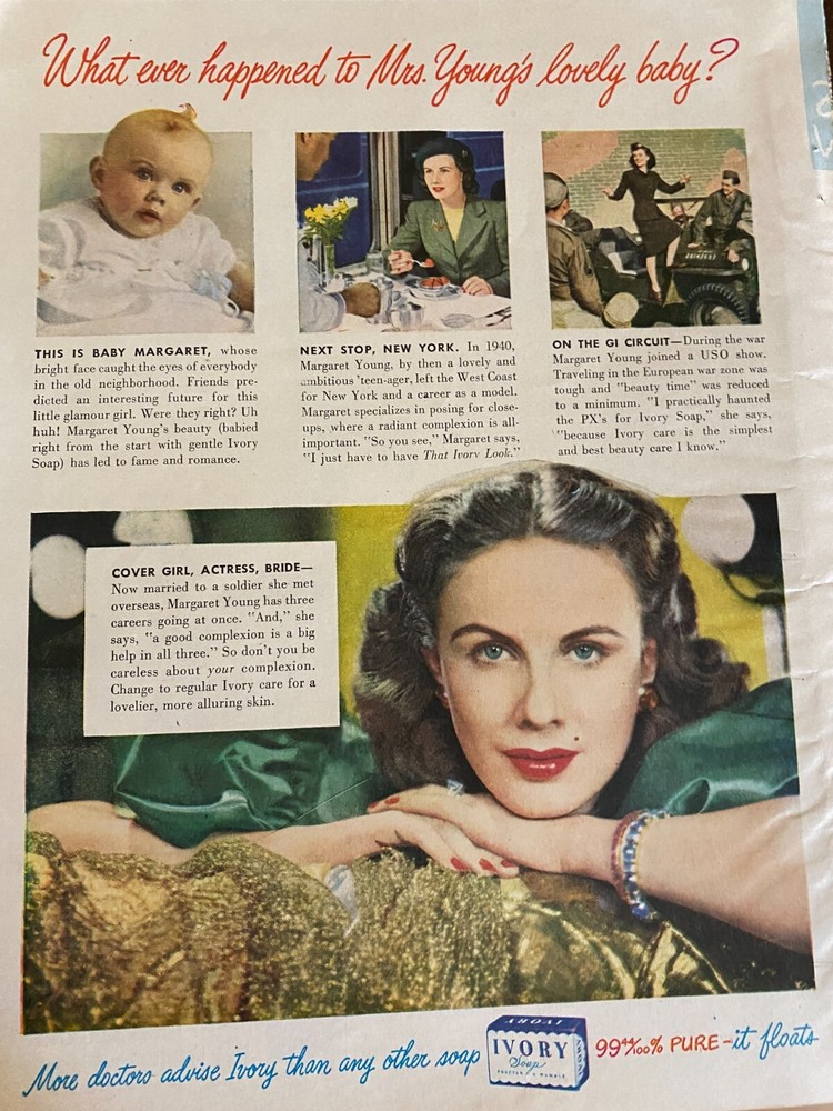 Ivory Soap, Full Page Vintage Print Ad