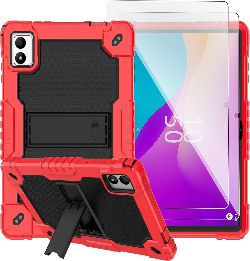 Rugged Shockproof Case for Digilan DL105 10.1 Tablet with Stand & Strap