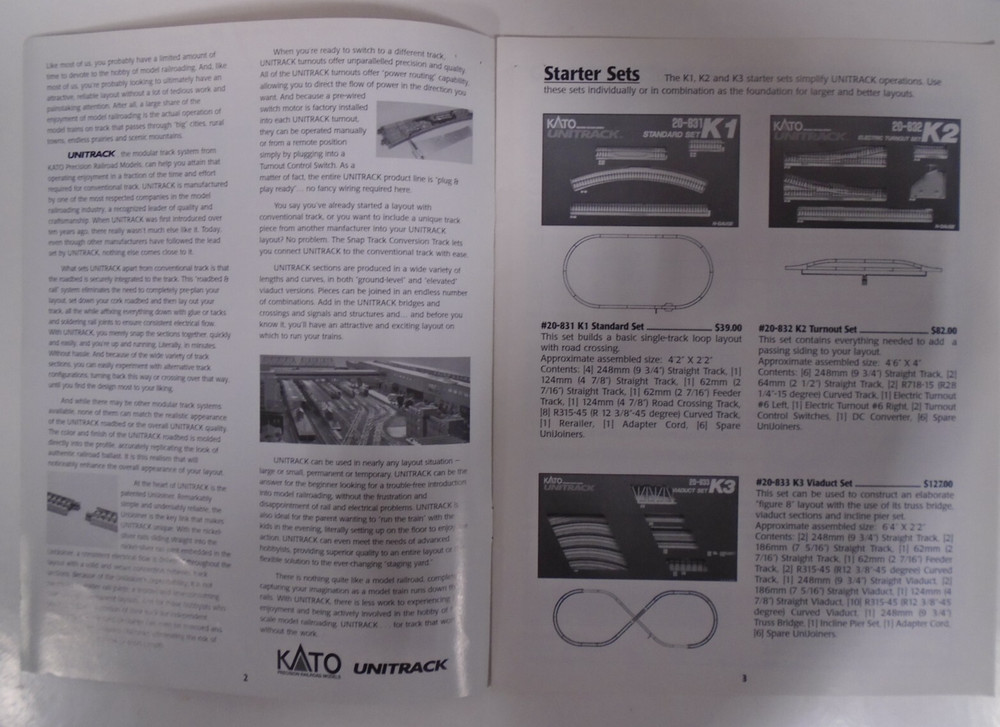 KATO Unitrack 2002 5th Edition Catalog
