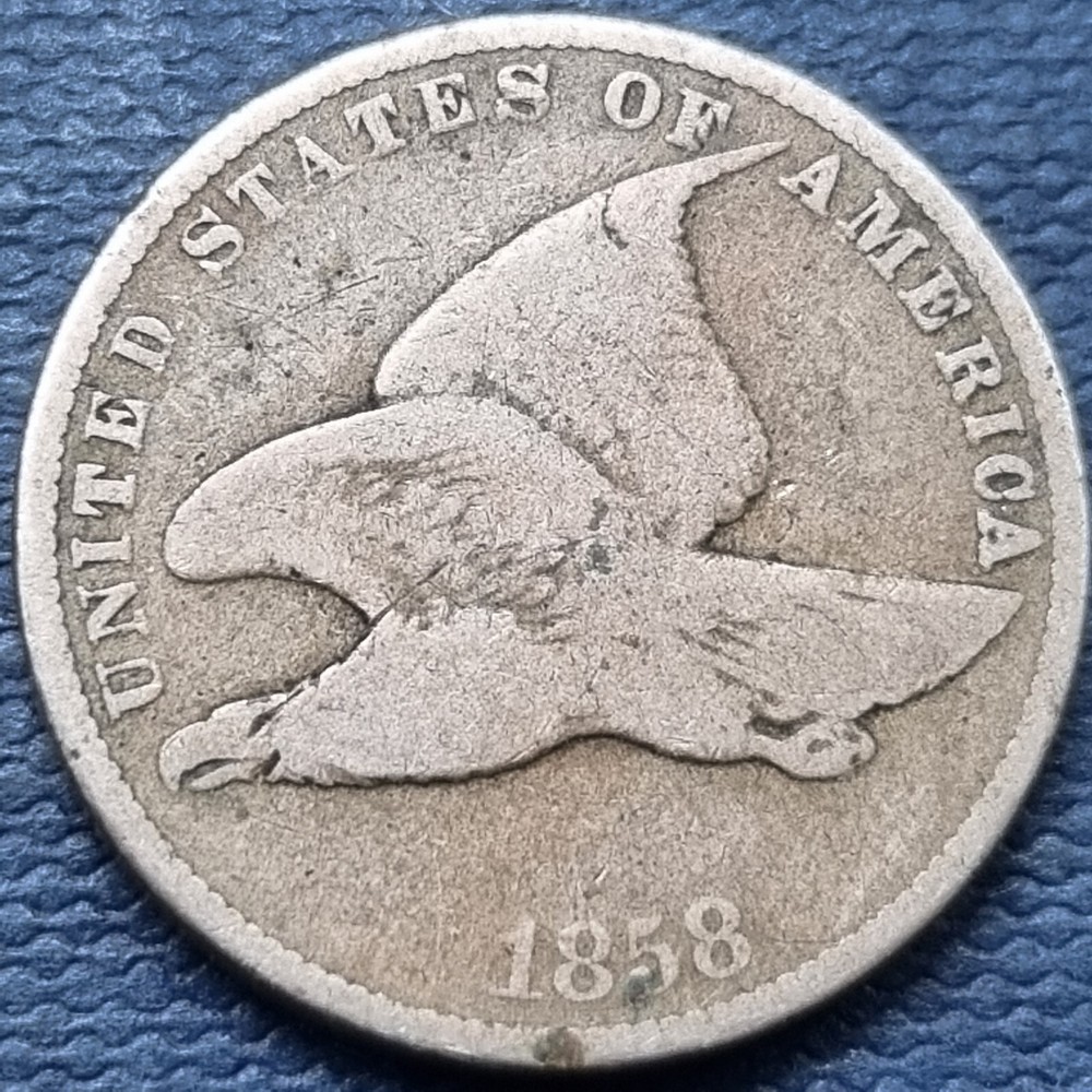1858 Flying Eagle Cent 1c Better Grade #76938