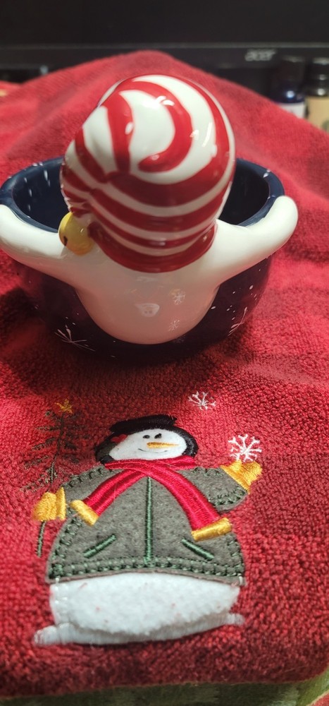 Certified International Snowman Bowl