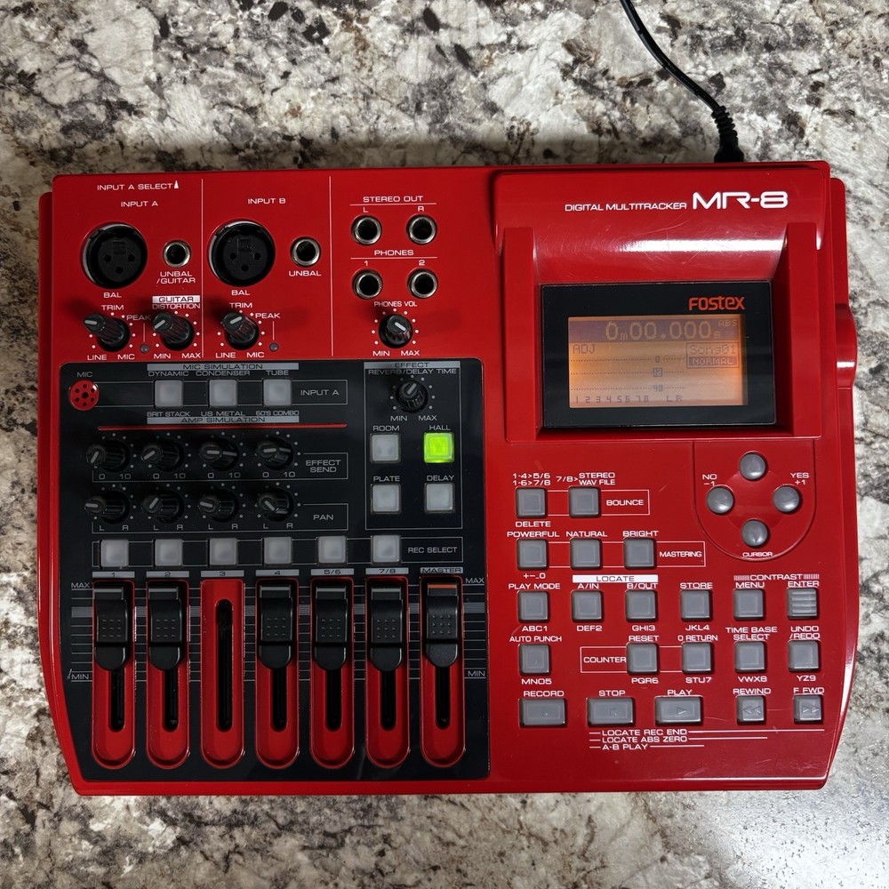 Fostex MR8 Digital Multitrack Recorder MR-8 Studio Multitracker
