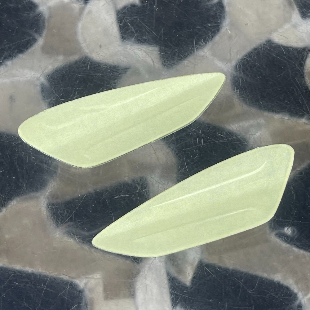 NEW Dye Rotor Bottom Shell Logo Set - Left & Right - Grey