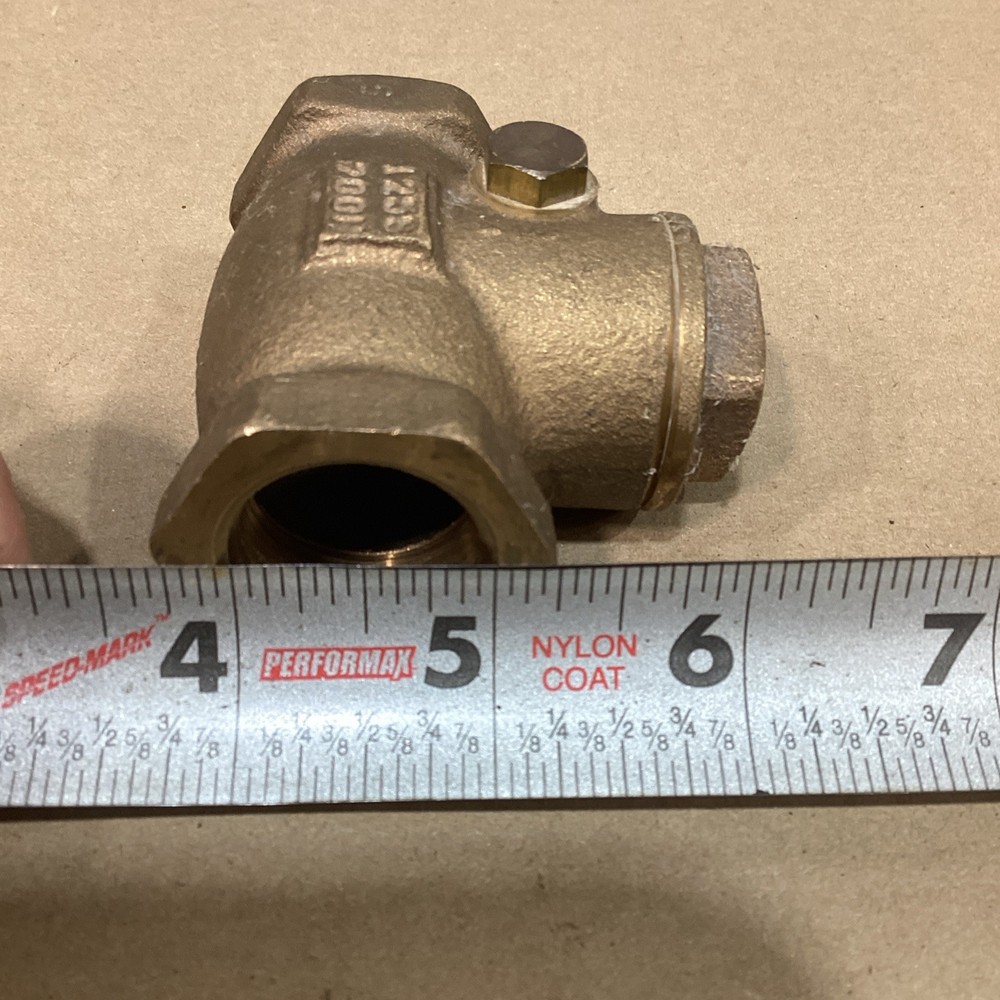 125S 1” 200W Check Valve Brass