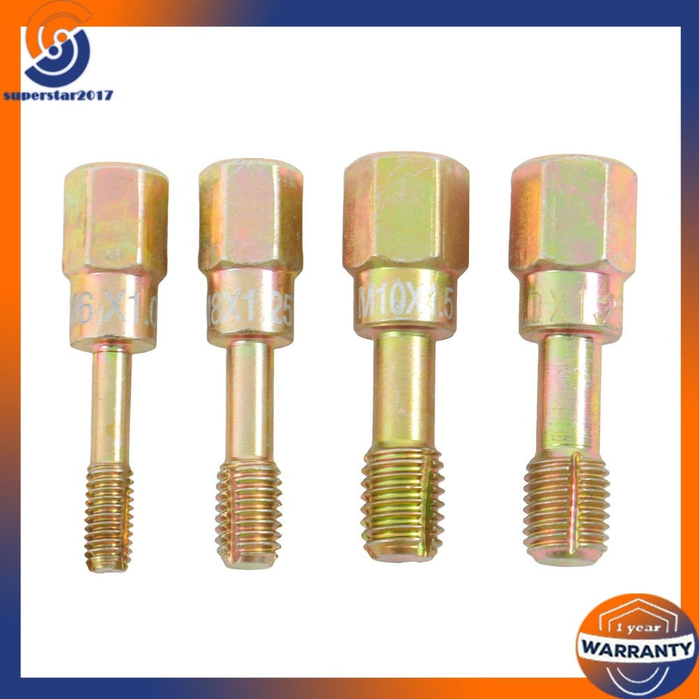 15-Piece Metric Thread Repair Tools Set Thread Restorer Set Rethreading Tool New