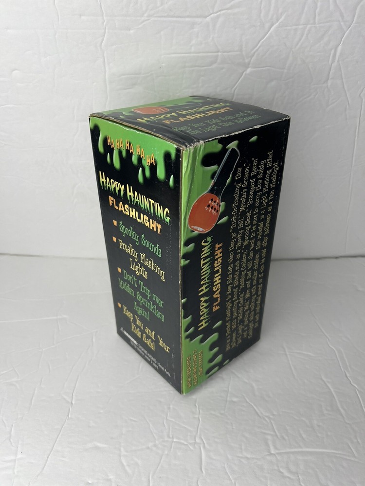 Happy Haunting - Flashlight With Halloween Sound Effects - New