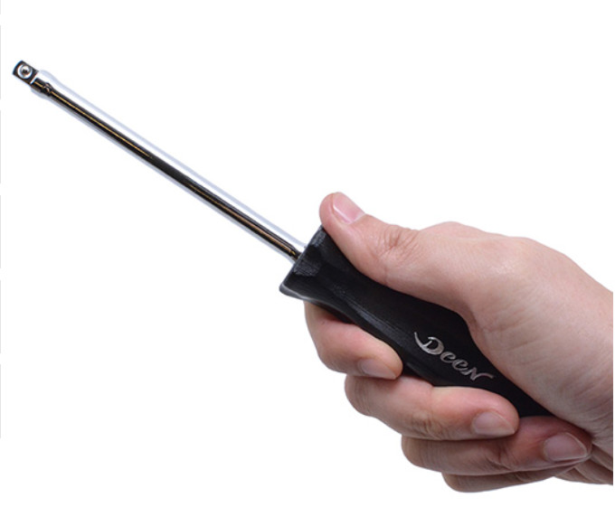 DeeN 1/4sq Driver Handle for Socket DNBD2-200 Penetration Type Made in Japan