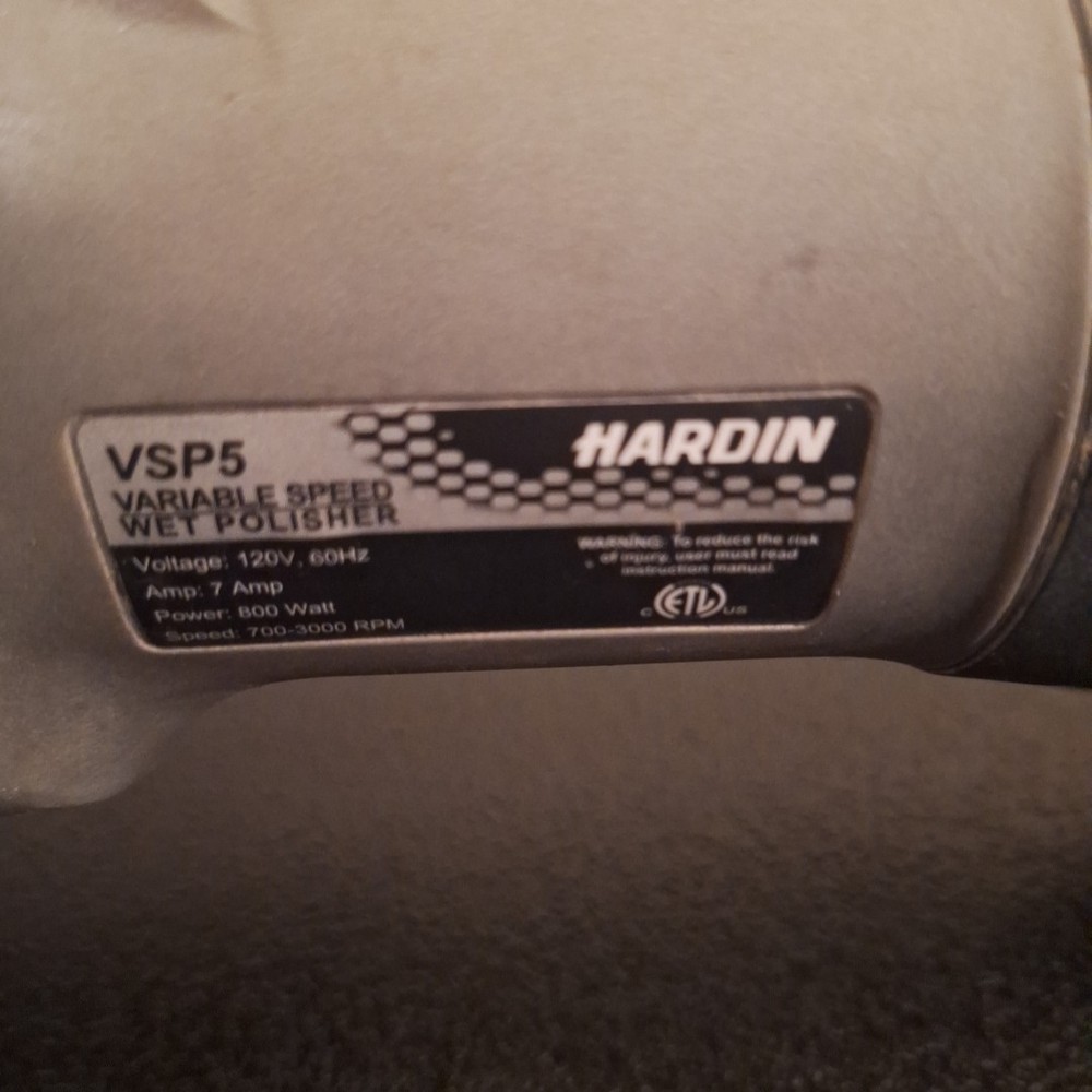 Hardin VSP5 5" Variable Speed Polisher Main Unit Only