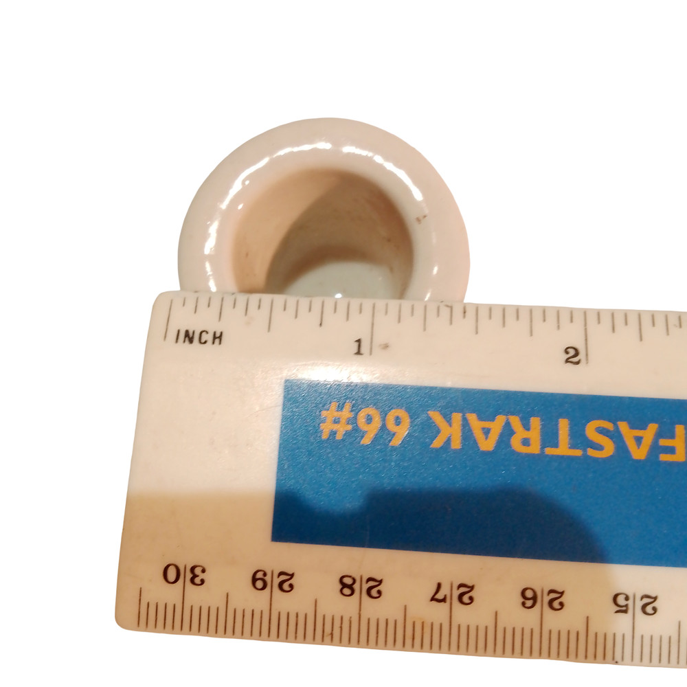 School Desk ink well Cermanic desk insert (white) - Spare Part Replacement