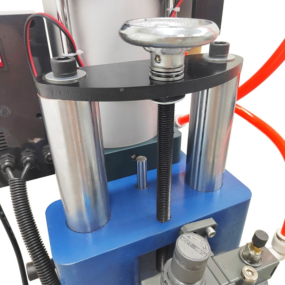 110V Pneumatic Punch Machine Punch Press with Controller 1763lbs 0.98" Clamp