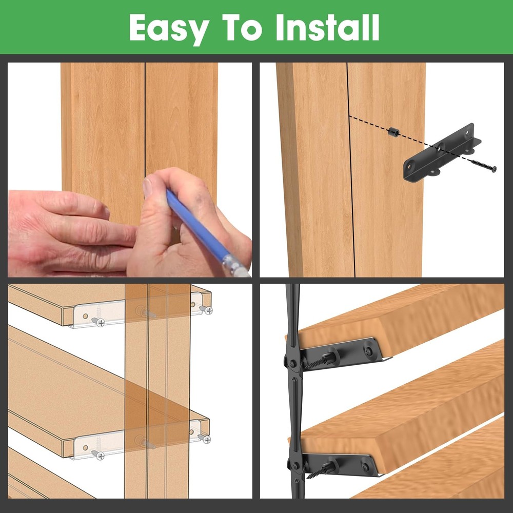 Louver Bracket Kit, Deck Sunblind System Hardware , New Open Box - Bag torn open