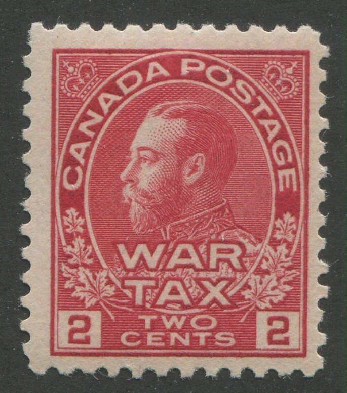 Canada B.O.B. MR2 Mint War Tax Stamp
