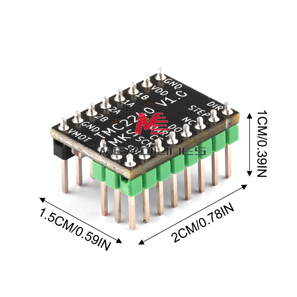 TMC2240 3D Printer Stepper Motor Driver Module with Heat Sink High Current