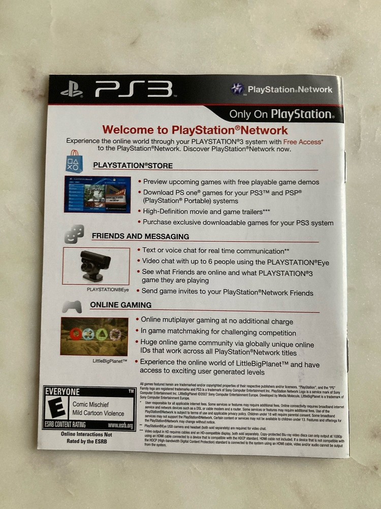 ModNation Racers | PS3 | Manual Only