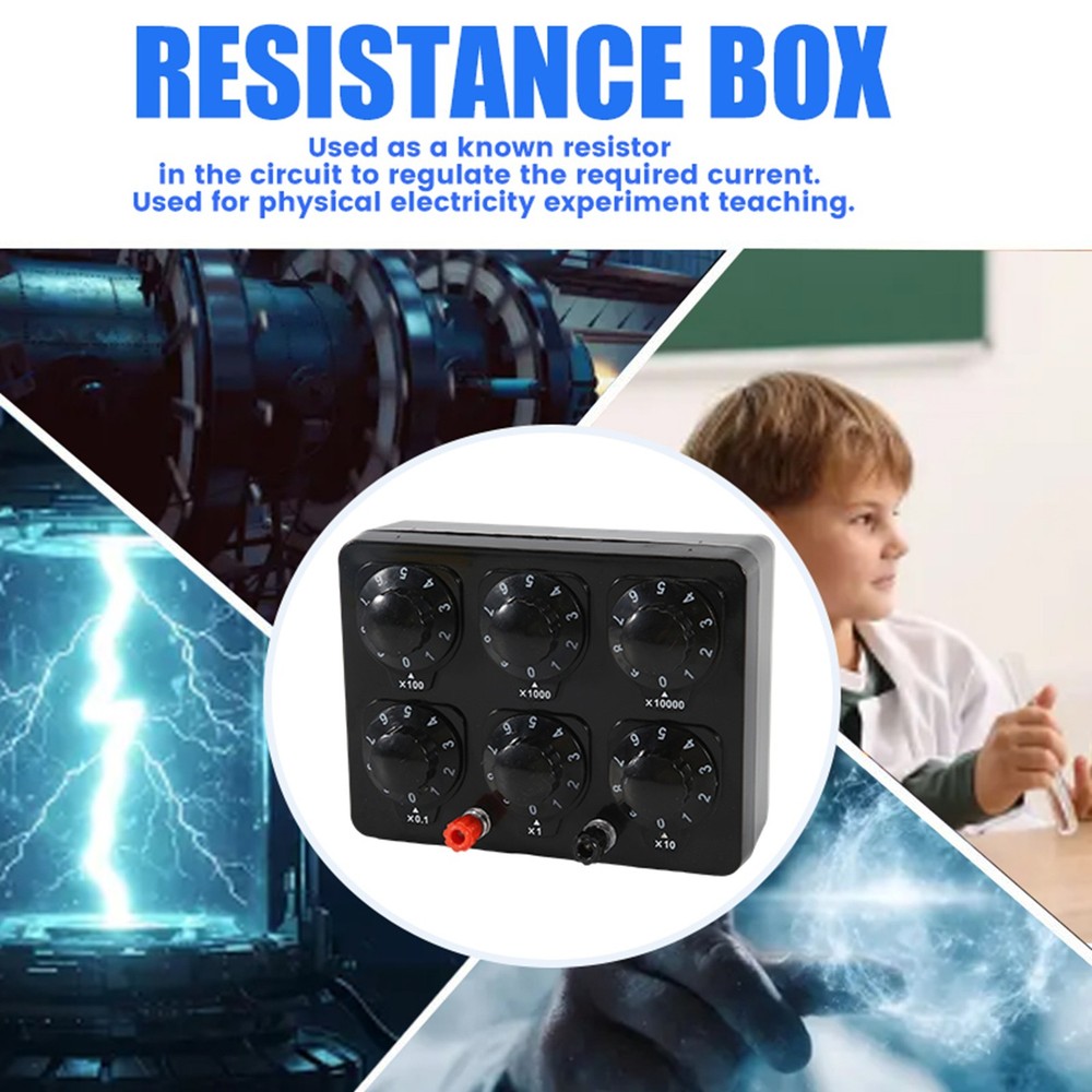 0-99999.9 Ohm Simple Resistor Box Precision Resistor with Variable D9920
