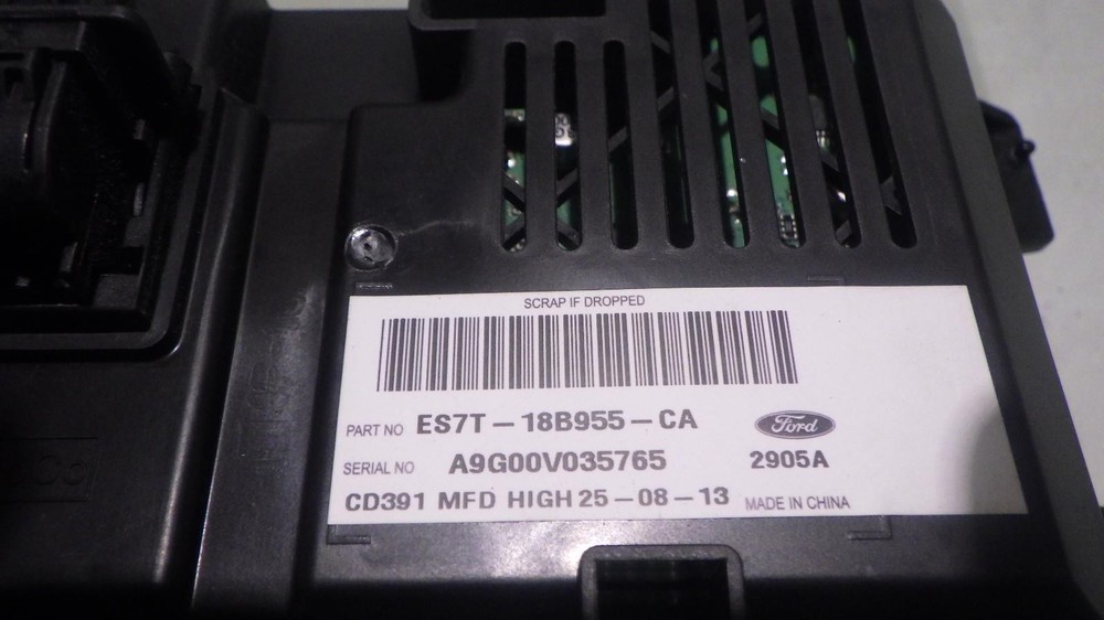 14 FORD FUSION Info Screen ES7T18B955CA
