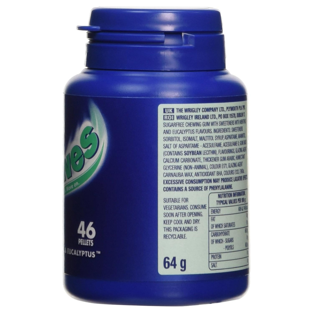 Wrigley'S Menthol and Eucalyptus Bottle, 64 G